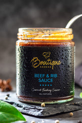 Beef & Rib Sauce jar, centred