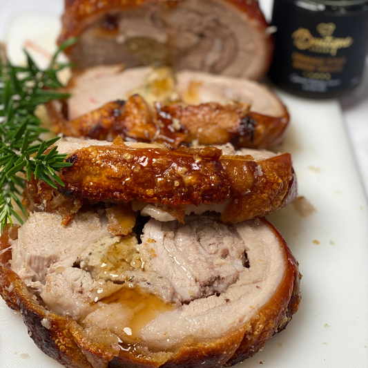 Pork roast with crispy crackle