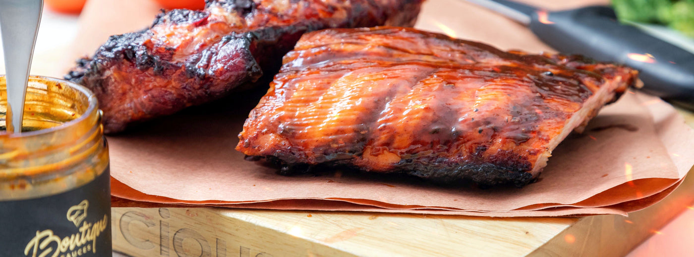 Easy Oven-Baked Ribs with Beef & Rib Sauce
