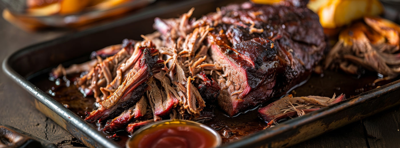 Slow Cooked Beef Brisket with Beef & Rib Sauce