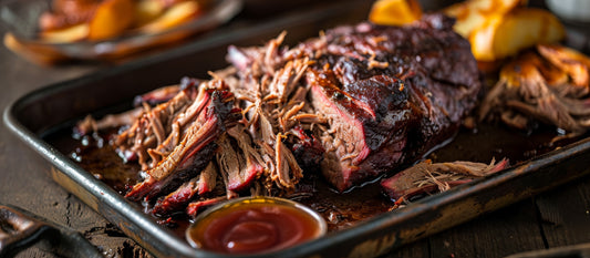 Slow Cooked Beef Brisket with Beef & Rib Sauce