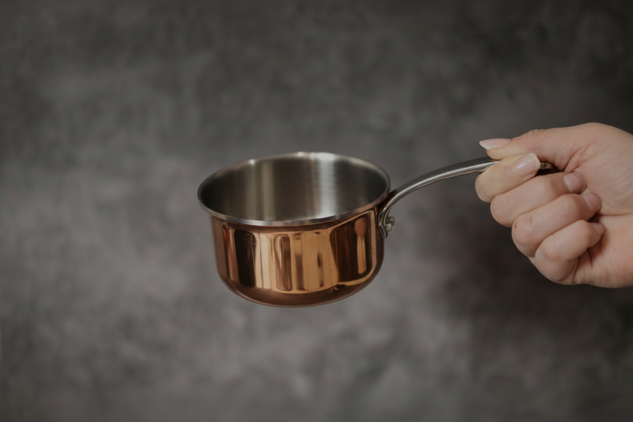 Vogue Copper Mini Saucepan
